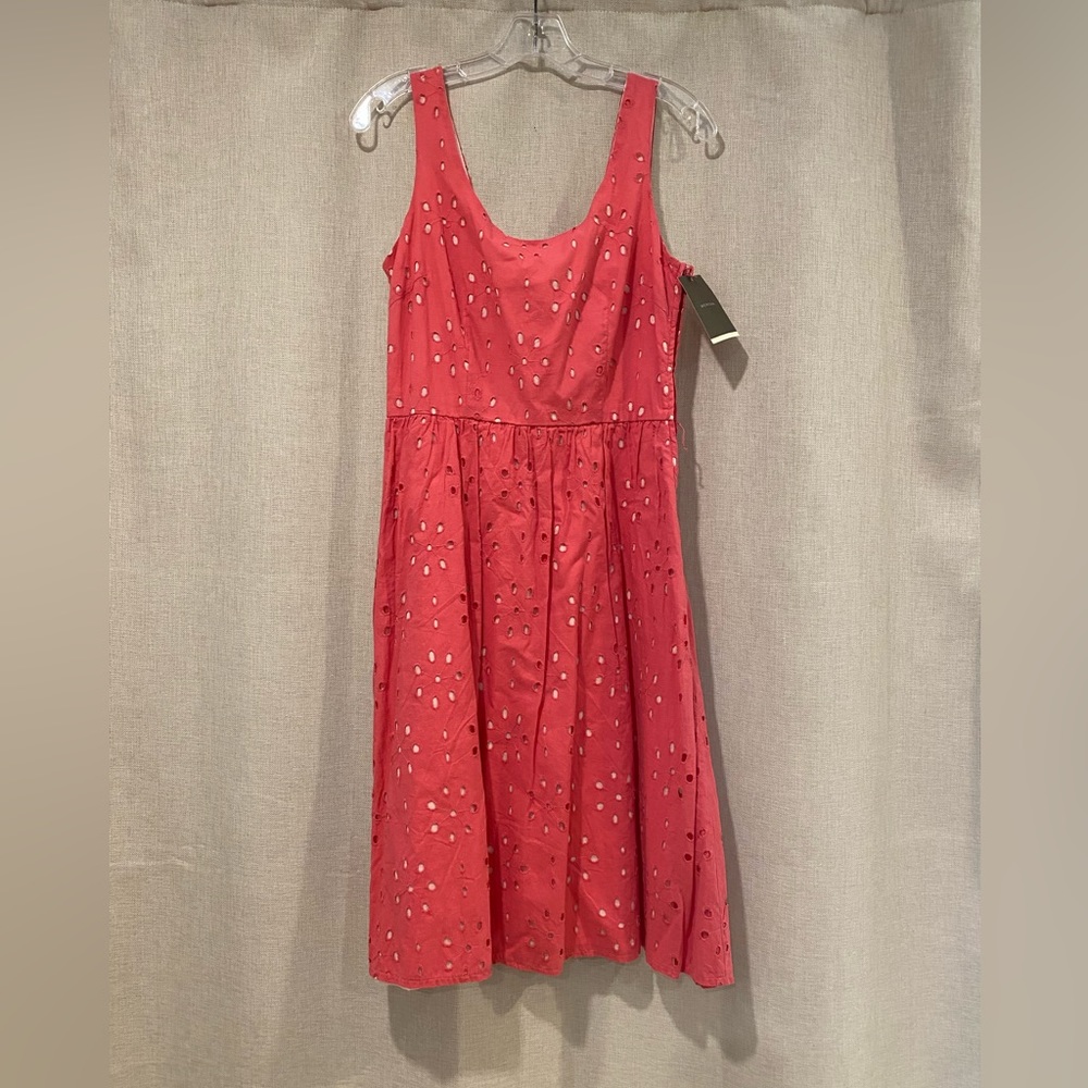 NWT Pink Eyelet Summer Sleeveless Dress - Merona